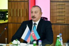 Prezident İlham Əliyev və Birinci xanım Mehriban Əliyeva Rusiyanın aparıcı kütləvi informasiya vasitələrinin rəhbərləri ilə görüşüblər (YENİLƏNİB) (FOTO/VİDEO)