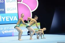 Bakıda akrobatika gimnastikası üzrə 27-ci Azərbaycan Birinciliyi və Bakı Çempionatı start götürüb (FOTO)
