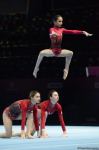 Bakıda akrobatika gimnastikası üzrə 27-ci Azərbaycan Birinciliyi və Bakı Çempionatı start götürüb (FOTO)