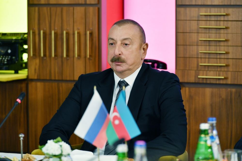 Prezident İlham Əliyev: Rusiya ilə Azərbaycan arasında münasibətlərin indiki formatı ali formatdır