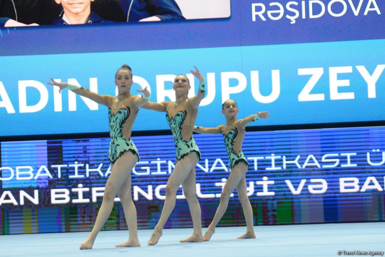 Bakıda akrobatika gimnastikası üzrə 27-ci Azərbaycan Birinciliyi və Bakı Çempionatı start götürüb (FOTO)