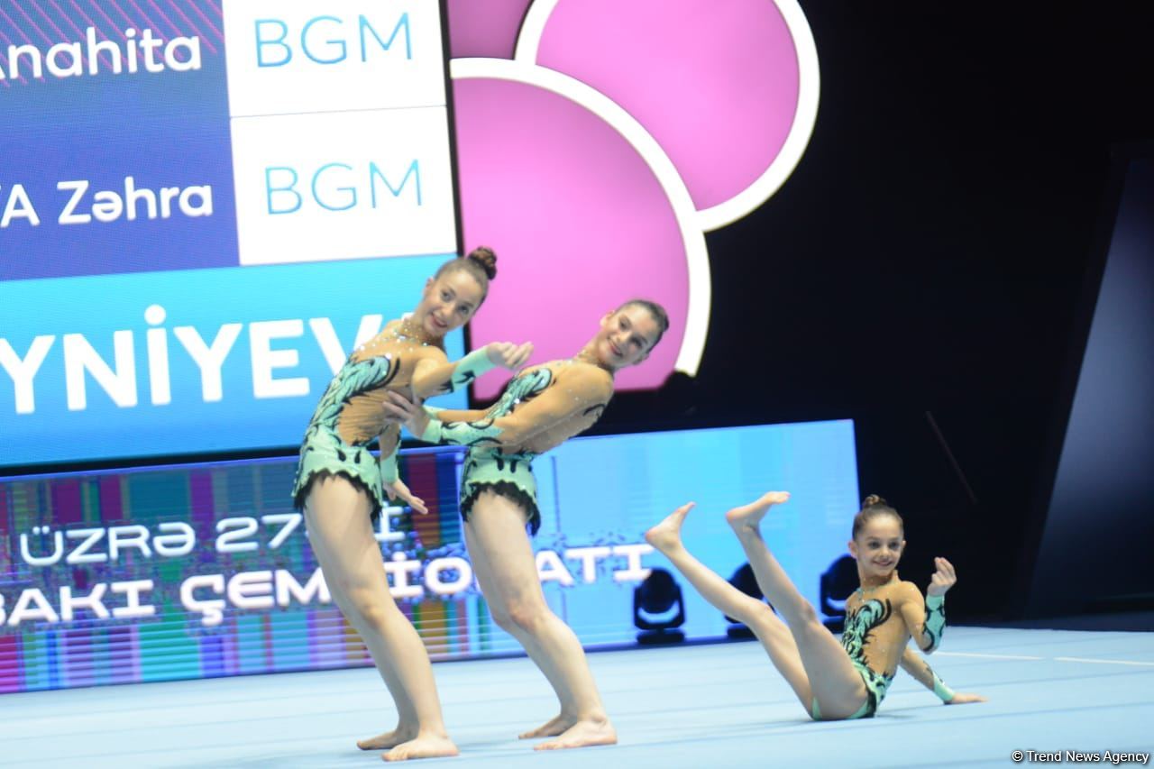 Bakıda akrobatika gimnastikası üzrə 27-ci Azərbaycan Birinciliyi və Bakı Çempionatı start götürüb (FOTO)