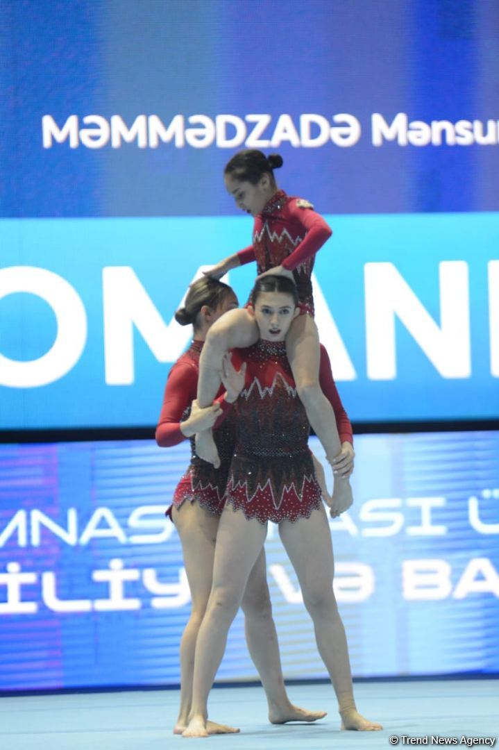 Bakıda akrobatika gimnastikası üzrə 27-ci Azərbaycan Birinciliyi və Bakı Çempionatı start götürüb (FOTO)