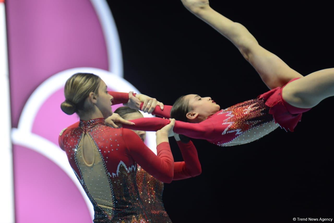 Bakıda akrobatika gimnastikası üzrə 27-ci Azərbaycan Birinciliyi və Bakı Çempionatı start götürüb (FOTO)
