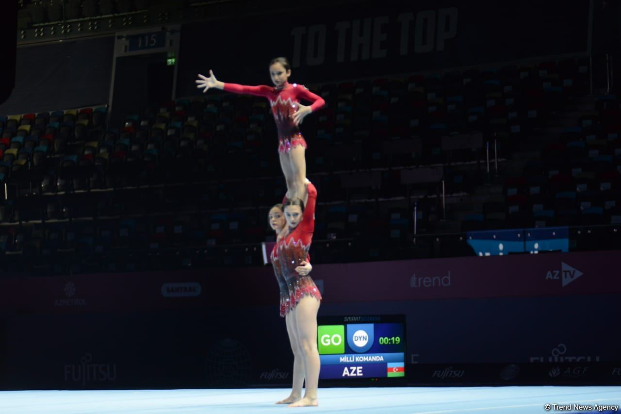 Bakıda akrobatika gimnastikası üzrə 27-ci Azərbaycan Birinciliyi və Bakı Çempionatı start götürüb (FOTO)