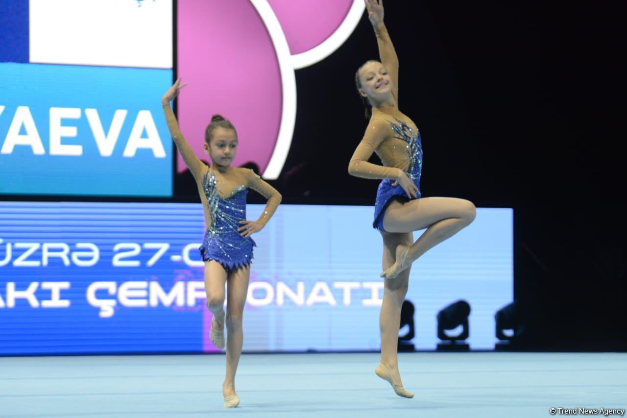 Bakıda akrobatika gimnastikası üzrə 27-ci Azərbaycan Birinciliyi və Bakı Çempionatı start götürüb (FOTO)