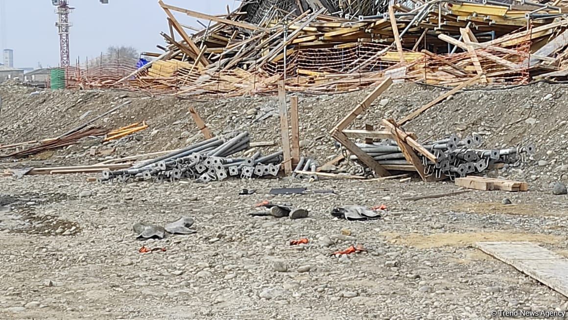 Bakıda bina çöküb, xəsarət alanlar var - Rəsmi (FOTO/VİDEO)