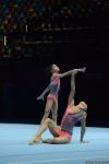 Milli Gimnastika Arenasında akrobatika gimnastikası üzrə 27-ci Azərbaycan Birinciliyi və Bakı Çempionatının final günü start götürüb (FOTO)