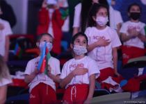 Bakıda Akrobatika Gimnastikası üzrə 12-ci Dünya Yaş Qrupları Yarışlarının təntənəli açılış mərasimi keçirilib (FOTO)