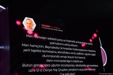 Bakıda Akrobatika Gimnastikası üzrə 12-ci Dünya Yaş Qrupları Yarışlarının təntənəli açılış mərasimi keçirilib (FOTO)