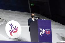 Bakıda Akrobatika Gimnastikası üzrə 12-ci Dünya Yaş Qrupları Yarışlarının təntənəli açılış mərasimi keçirilib (FOTO)
