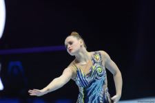 Bakıda akrobatika gimnastikası üzrə 12-ci Dünya Yaş Qrupları Yarışlarının birinci günündən gözəl anlar (FOTO)