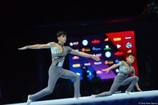 Bakıda Akrobatika Gimnastikası üzrə 12-ci Dünya Yaş Qrupları Yarışlarının birinci günü start götürüb (FOTO)
