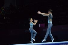 Rəsul Seyidli və Rəvan Zeynallı Akrobatika Gimnastikası üzrə Dünya Yaş Qrupları yarışında balans hərəkətlərini nümayiş etdirib (FOTO)