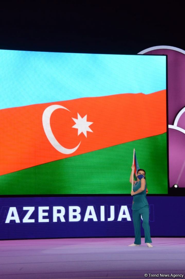 Bakıda Akrobatika Gimnastikası üzrə 12-ci Dünya Yaş Qrupları Yarışlarının təntənəli açılış mərasimi keçirilib (FOTO)