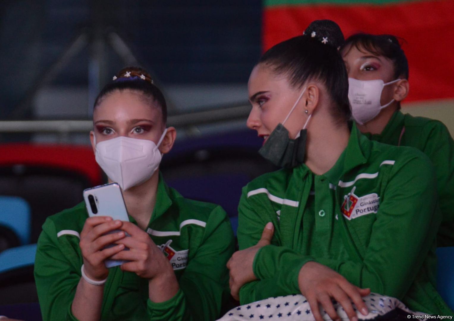Bakıda akrobatika gimnastikası üzrə 12-ci Dünya Yaş Qrupları Yarışlarının birinci günündən gözəl anlar (FOTO)