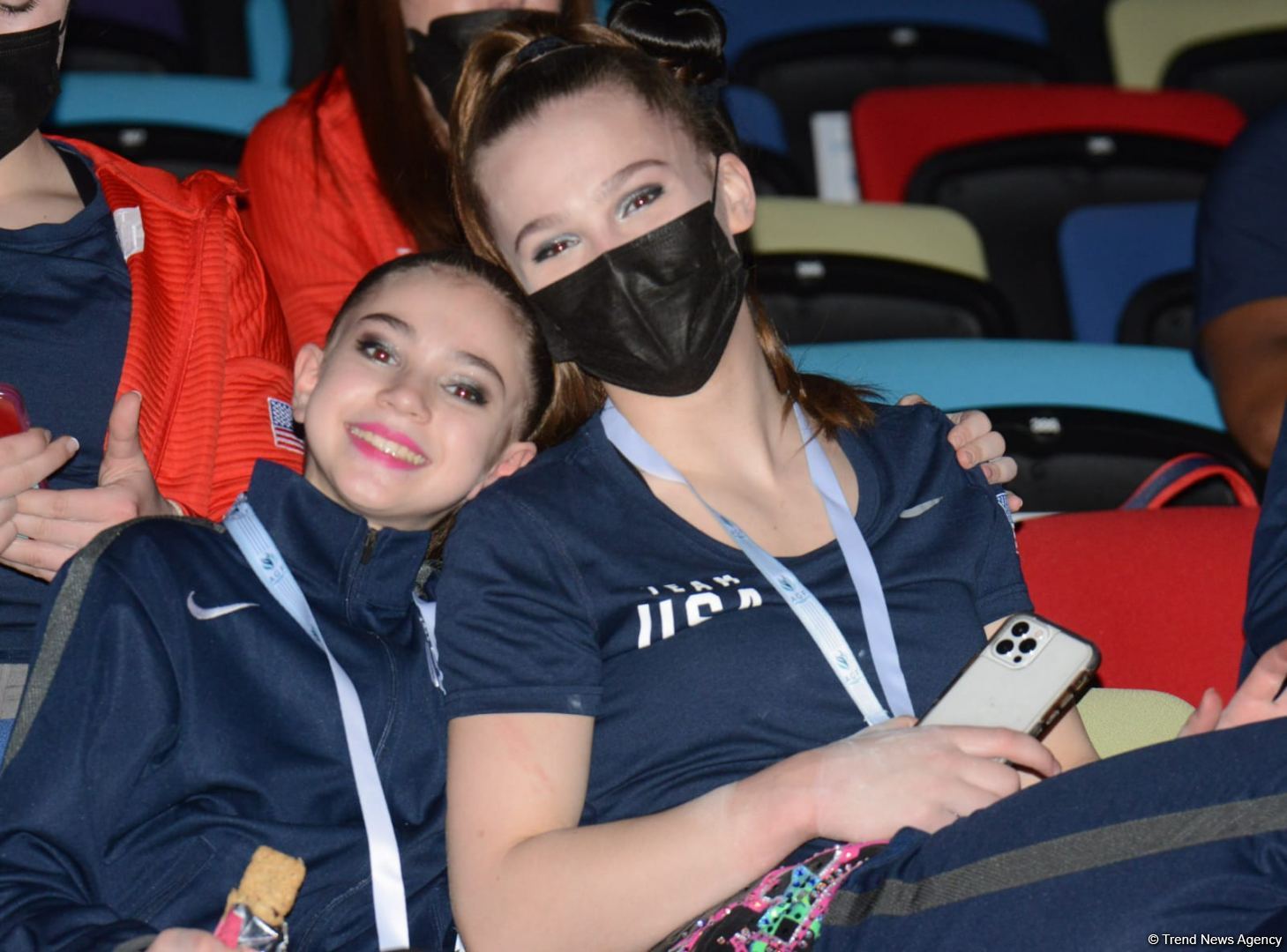 Bakıda akrobatika gimnastikası üzrə 12-ci Dünya Yaş Qrupları Yarışlarının birinci günündən gözəl anlar (FOTO)