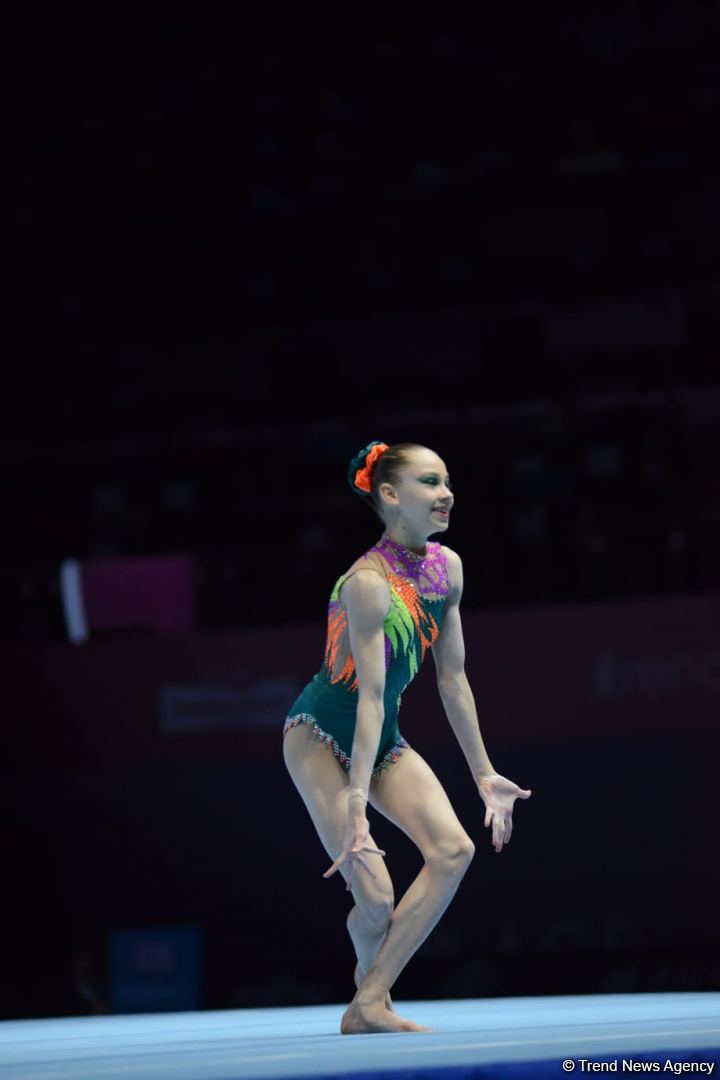 Bakıda Akrobatika Gimnastikası üzrə 12-ci Dünya Yaş Qrupları Yarışlarının birinci günü start götürüb (FOTO)