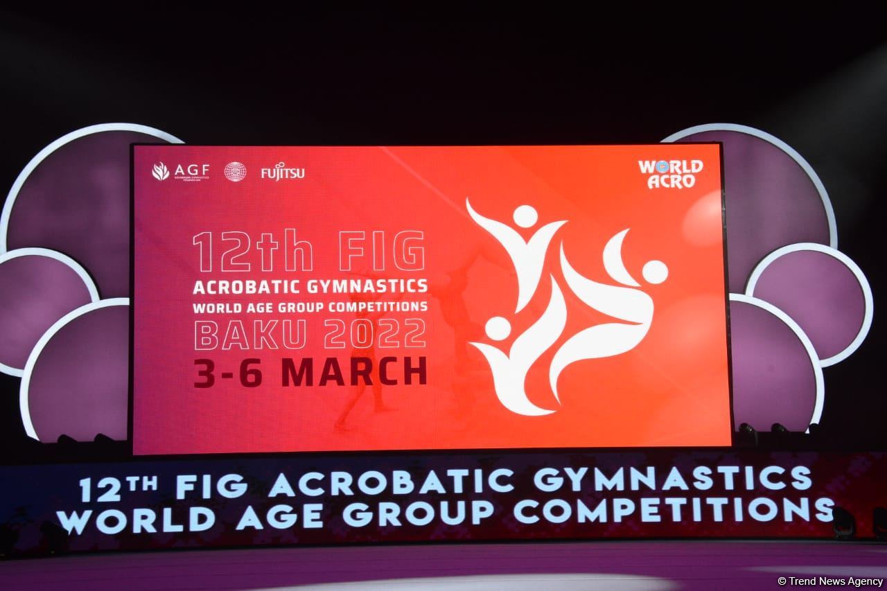 Akrobatika gimnastikası üzrə Dünya Yaş Qrupları Yarışlarında Bolqarıstan gimnastları Azərbaycan musiqisi ilə çıxış ediblər (VİDEO)