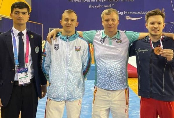 Azərbaycanlı gimnast Qətərdə keçirilən yarışda bürünc medal qazanıb