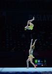Bakıda akrobatika gimnastikası üzrə Dünya Yaş Qrupları Yarışlarının ikinci günü davam edir (FOTO)