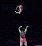 Bakıda akrobatika gimnastikası üzrə Dünya Yaş Qrupları Yarışlarının ikinci günü davam edir (FOTO)