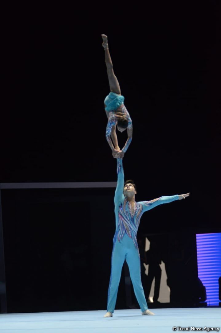 Azərbaycan gimnastları Milana Əliyeva və Nizam Xamidulin təsnifatda ikinci keçid yerində qərarlaşıb (FOTO)