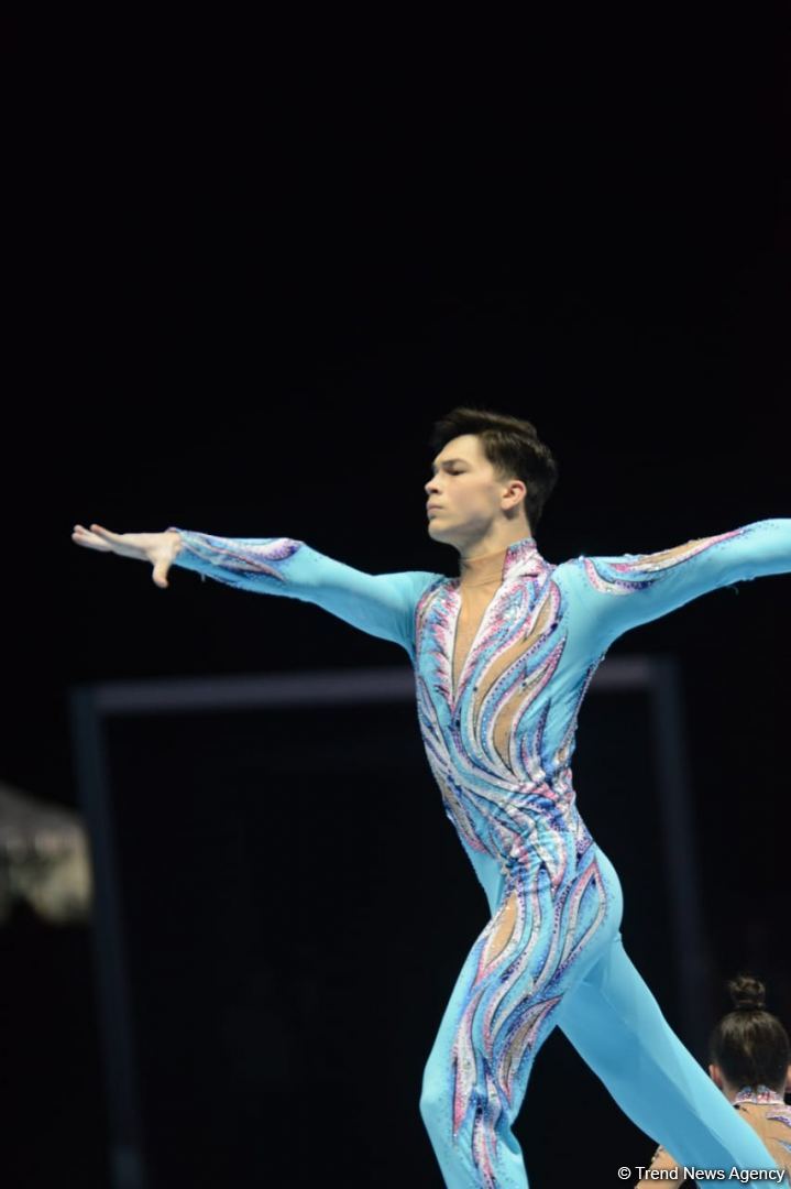 Azərbaycan gimnastları Milana Əliyeva və Nizam Xamidulin təsnifatda ikinci keçid yerində qərarlaşıb (FOTO)