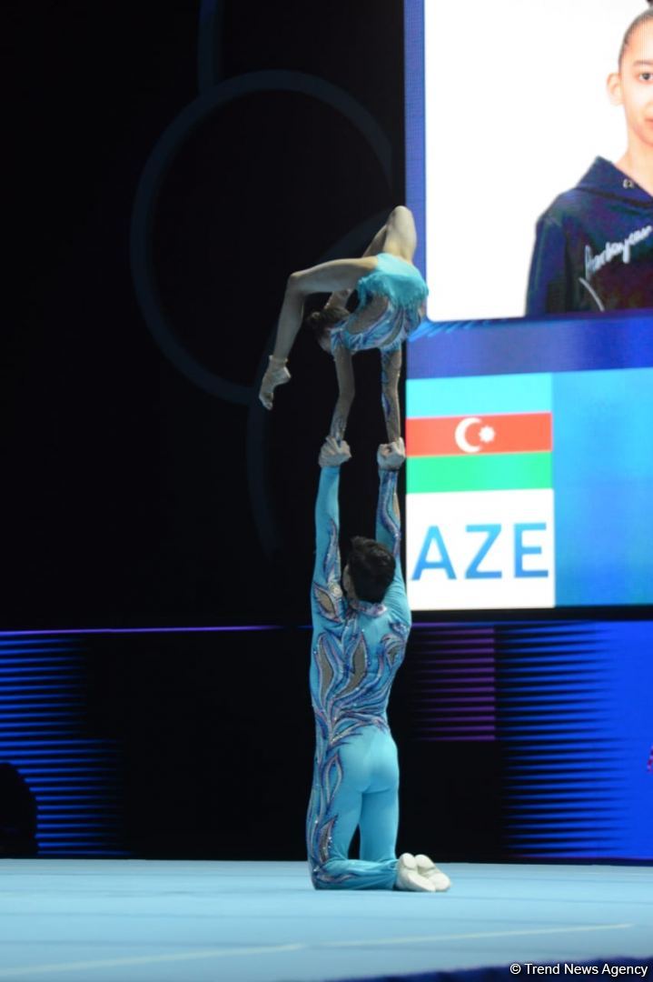 Azərbaycan gimnastları Milana Əliyeva və Nizam Xamidulin təsnifatda ikinci keçid yerində qərarlaşıb (FOTO)