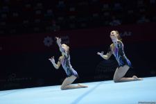 Bakıda Akrobatika Gimnastikası üzrə 12-ci Dünya Yaş Qrupları Yarışlarının final mərhələsi start götürüb (FOTO)