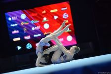 Bakıda Akrobatika Gimnastikası üzrə 12-ci Dünya Yaş Qrupları Yarışlarının final mərhələsi start götürüb (FOTO)