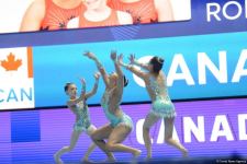 Bakıda Akrobatika Gimnastikası üzrə 12-ci Dünya Yaş Qrupları Yarışlarının üçüncü günü start götürüb (FOTO)