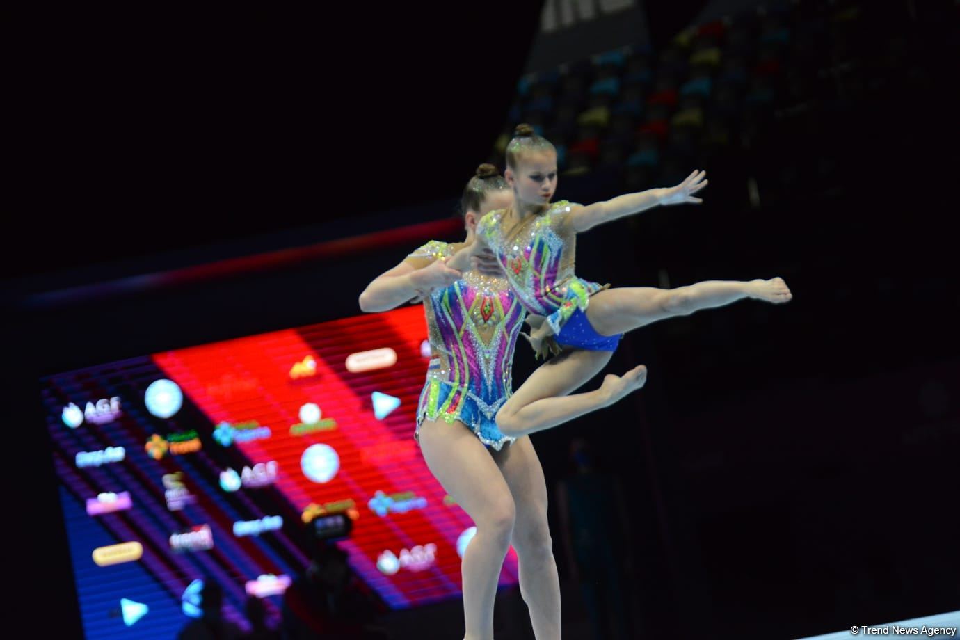 Bakıda Akrobatika Gimnastikası üzrə 12-ci Dünya Yaş Qrupları Yarışlarının final mərhələsi start götürüb (FOTO)