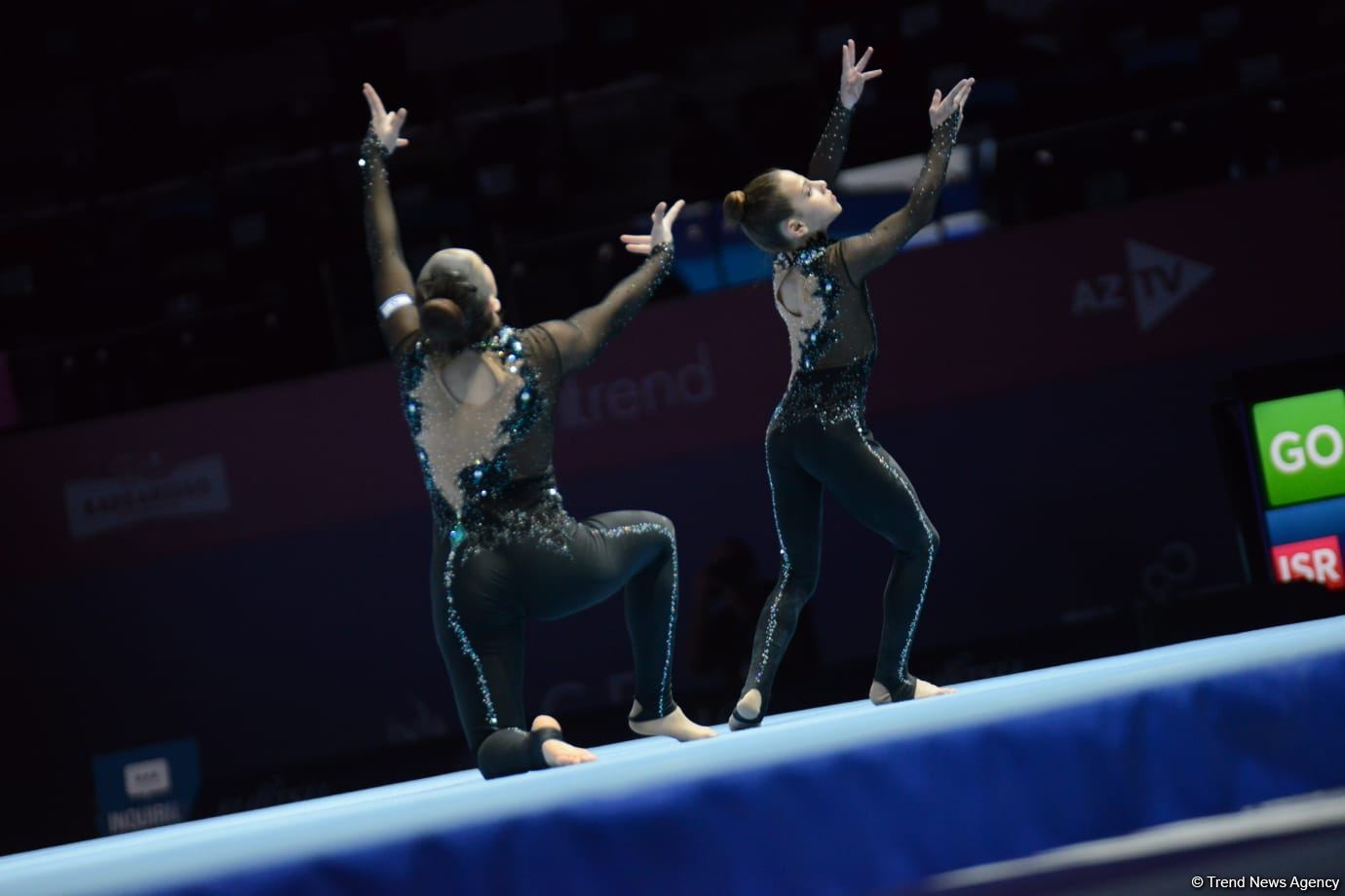 Bakıda Akrobatika Gimnastikası üzrə 12-ci Dünya Yaş Qrupları Yarışlarının final mərhələsi start götürüb (FOTO)