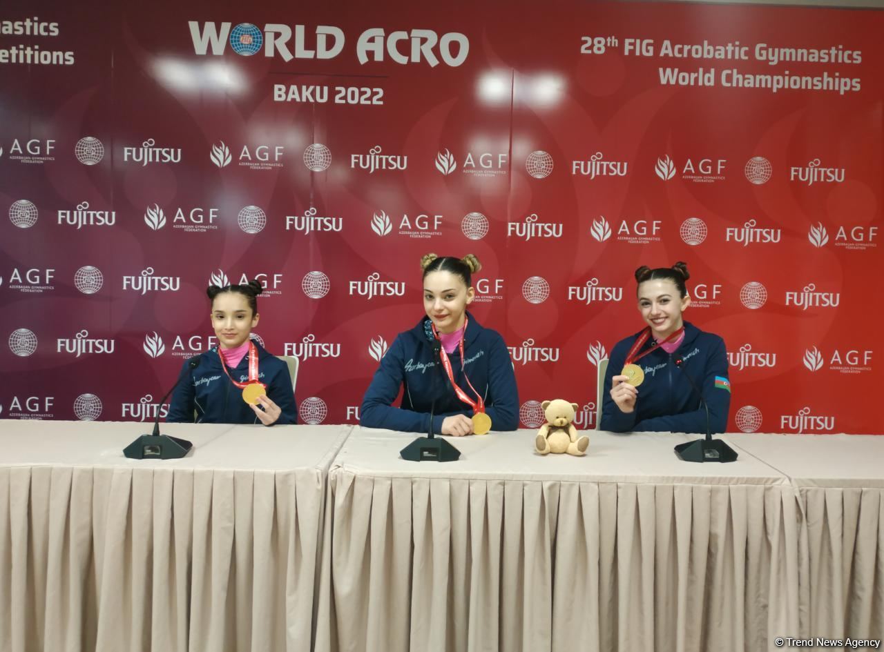 Qızıl medal məşqçimizə  ən gözəl hədiyyə oldu - Azərbaycan gimnastları (FOTO)