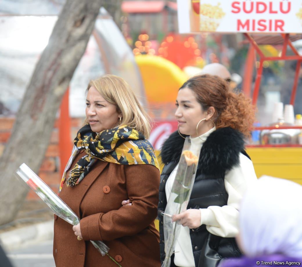 Bakının 8 Mart mənzərəsi - FOTOSESSİYA