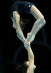 Bakıda akrobatika gimnastikası üzrə dünya çempionatı iştirakçılarının podium məşqi keçirilib (FOTOREPORTAJ)