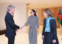 Birinci vitse-prezident Mehriban Əliyeva Böyük Britaniya Baş nazirinin Azərbaycan üzrə ticarət elçisi ilə görüşüb (FOTO/VİDEO)
