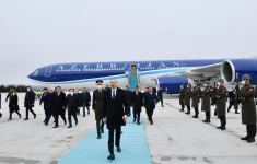 Prezident İlham Əliyev Türkiyəyə işgüzar səfərə gəlib (FOTO/VİDEO)