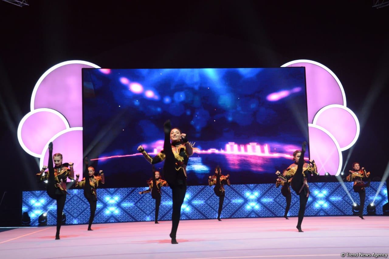 Bakıda akrobatika gimnastikası üzrə Dünya çempionatının açılış mərasimi keçirilib (FOTO)