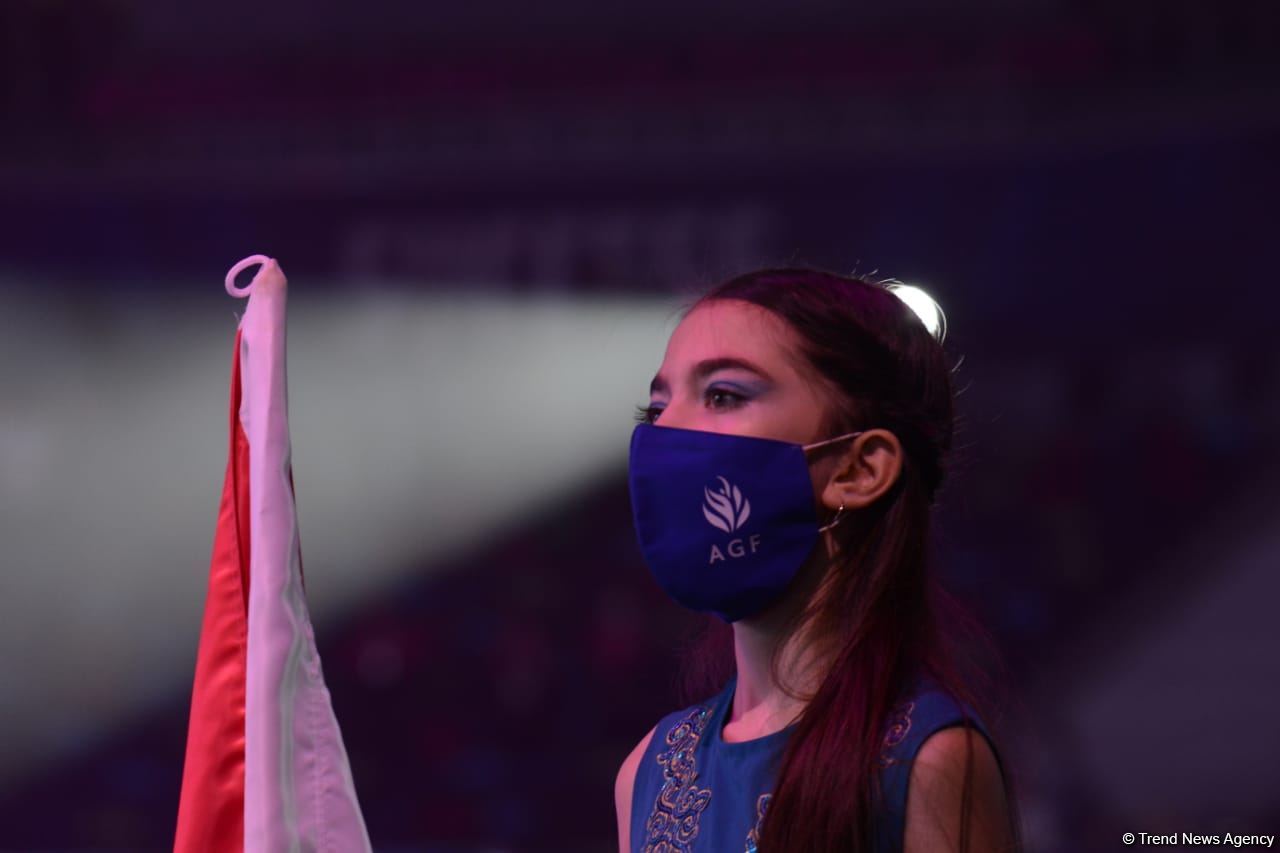 Bakıda akrobatika gimnastikası üzrə Dünya çempionatının açılış mərasimi keçirilib (FOTO)