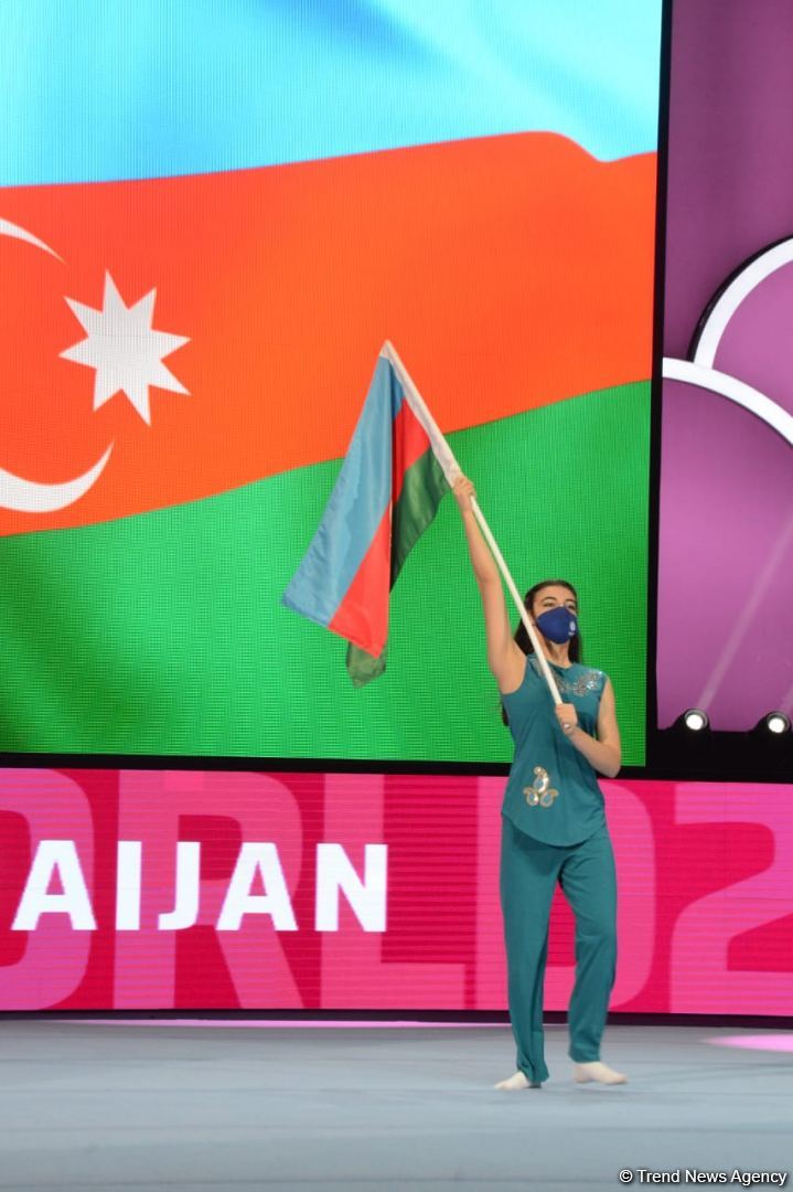 Bakıda akrobatika gimnastikası üzrə Dünya çempionatının açılış mərasimi keçirilib (FOTO)