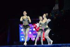 Bakıda akrobatika gimnastikası üzrə dünya çempionatının ikinci günü start götürüb (FOTO)
