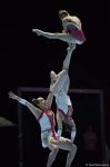 Bakıda akrobatika gimnastikası üzrə dünya çempionatının ikinci günü start götürüb (FOTO)