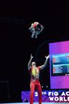 Bakıda akrobatika gimnastikası üzrə dünya çempionatının ikinci günü start götürüb (FOTO)