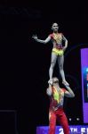 Bakıda akrobatika gimnastikası üzrə dünya çempionatının ikinci günü start götürüb (FOTO)
