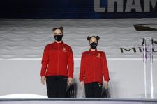 Akrobatika gimnastikası üzrə Dünya çempionatında qaliblərin mükafatlandırılma mərasimi keçirilib (FOTO)