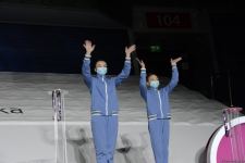 Akrobatika gimnastikası üzrə Dünya çempionatında qaliblərin mükafatlandırılma mərasimi keçirilib (FOTO)