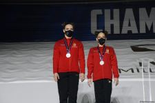 Akrobatika gimnastikası üzrə Dünya çempionatında qaliblərin mükafatlandırılma mərasimi keçirilib (FOTO)