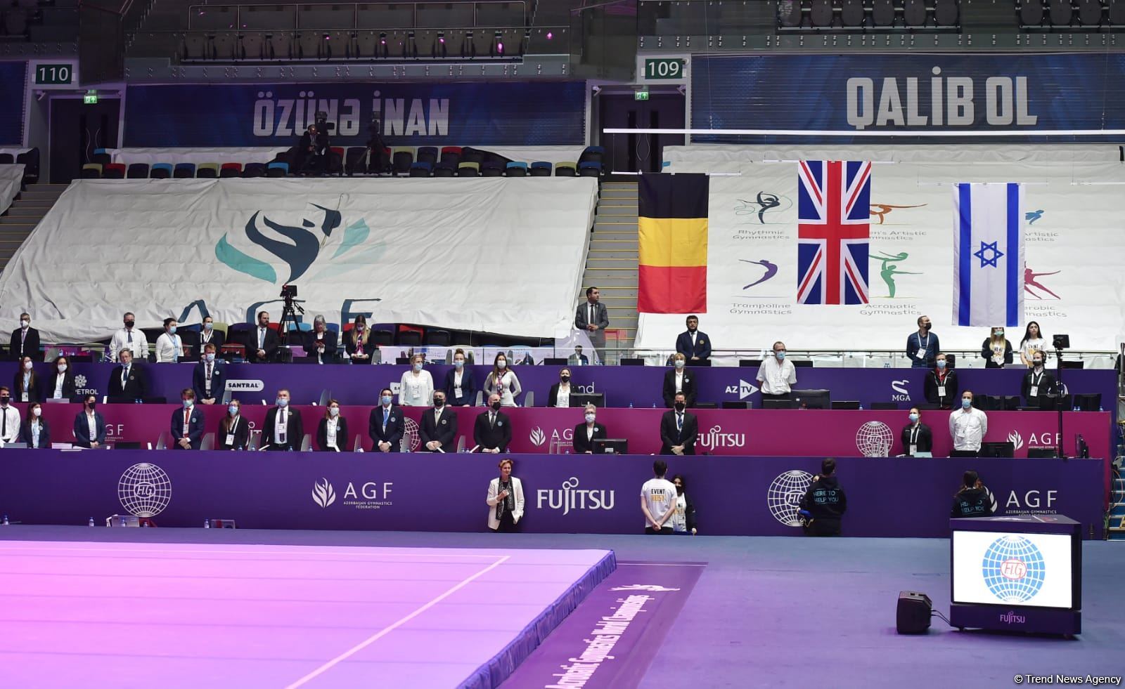 Bakıda Dünya Kuboku: qarışıq cütlər, qadın və kişi qrupları arasında mükafatlandırma mərasimi keçirilib (FOTO)
